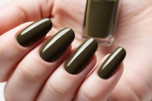 As Cores De Esmalte Mais Quentes Da Temporada — Inspire-Se 2 Unhas verde oliva